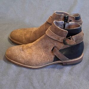 John Varvatos Brown and Black Men's Boots